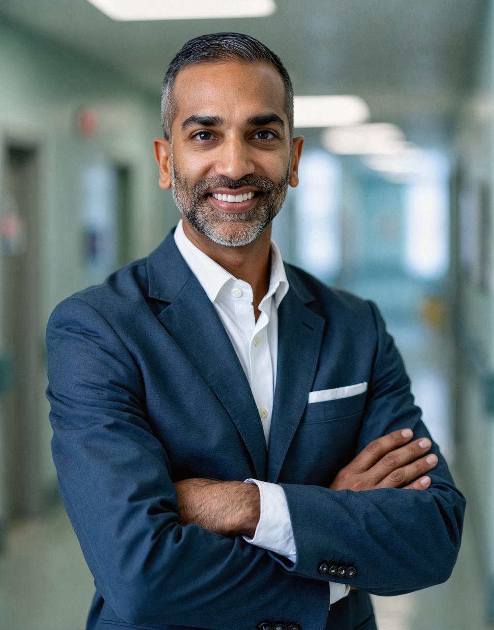 Dr. Nilesh Desai, board-certified internal medicine physician